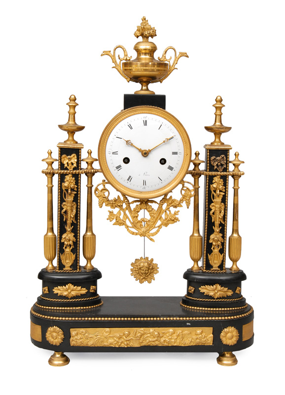 A Louis-Seize mantel clock