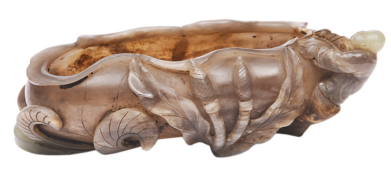 Außergewöhnlicher Jade-Pinselwascher Außergewöhnlicher Jade-Pinselwascher