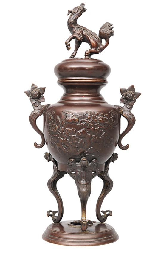 A censer with the mythical creature Qilin