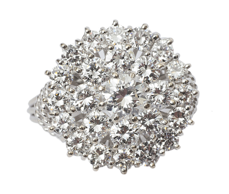 A large, highquality diamond ring