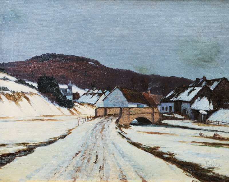 Eifel Landscape in Winter