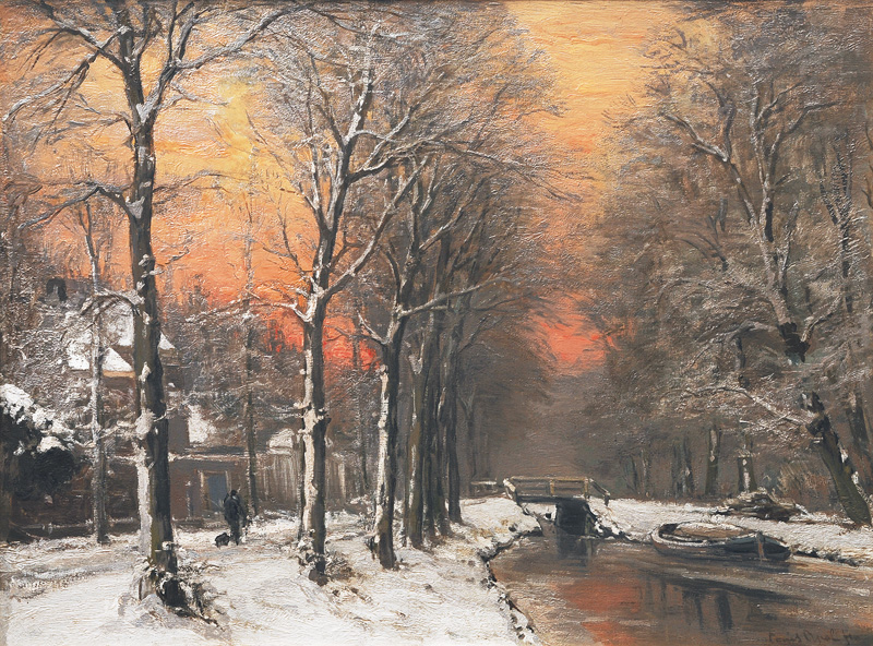 Winter by the Canal