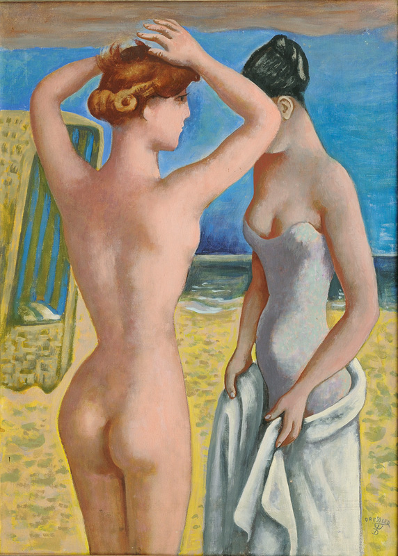 August Wilhelm Dressler - On the Beach On the Beach
