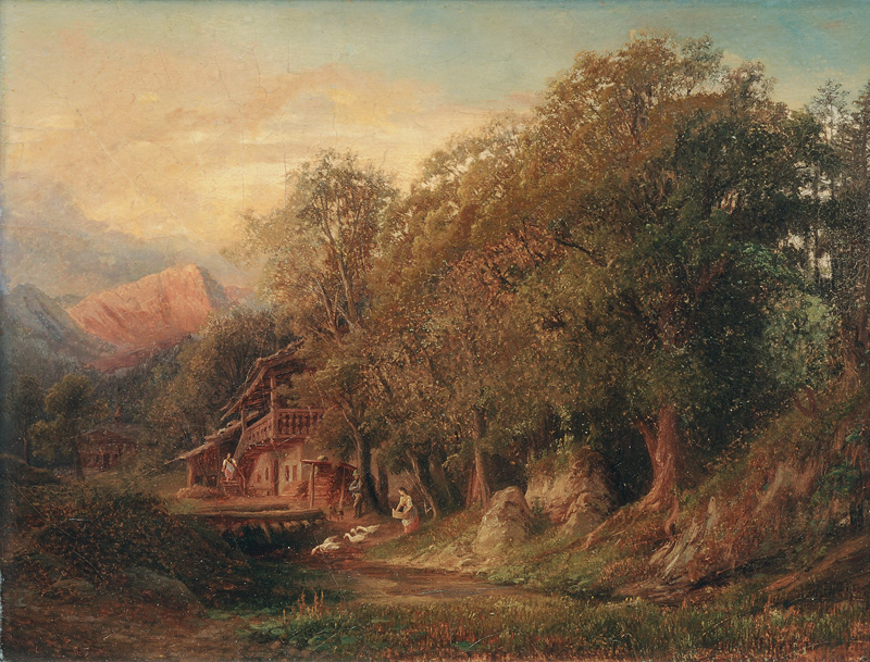 Anton Schiffer - Bergbauernhof in der Ramsau Bergbauernhof in der Ramsau