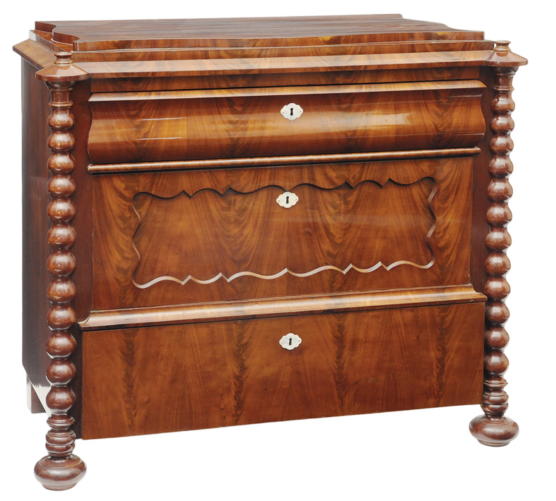 A Louis-Philippe chest of drawers