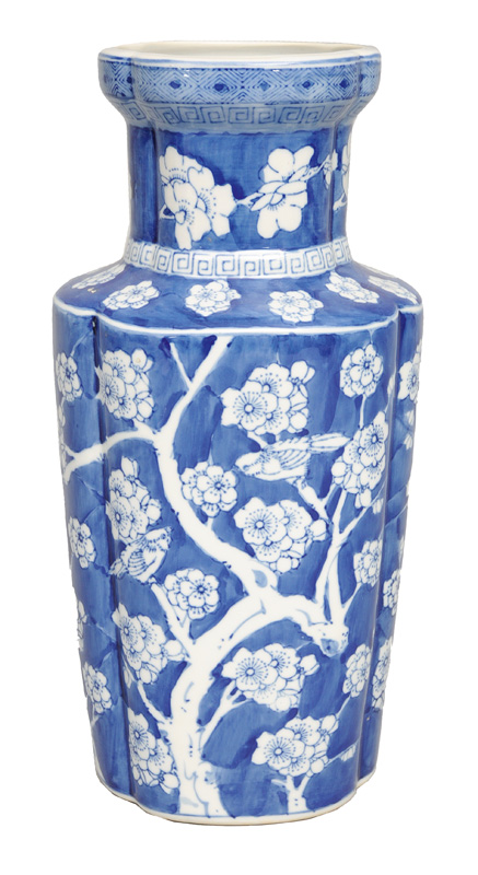 A vase with plum blossoms