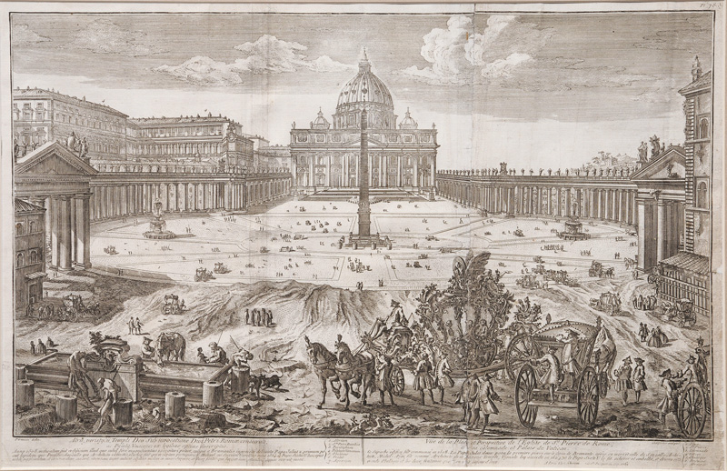 Giovanni Battista Piranesi - Peterskirche mit Vorplatz Peterskirche mit Vorplatz