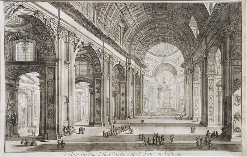 Interior of St. Peters in Vatican