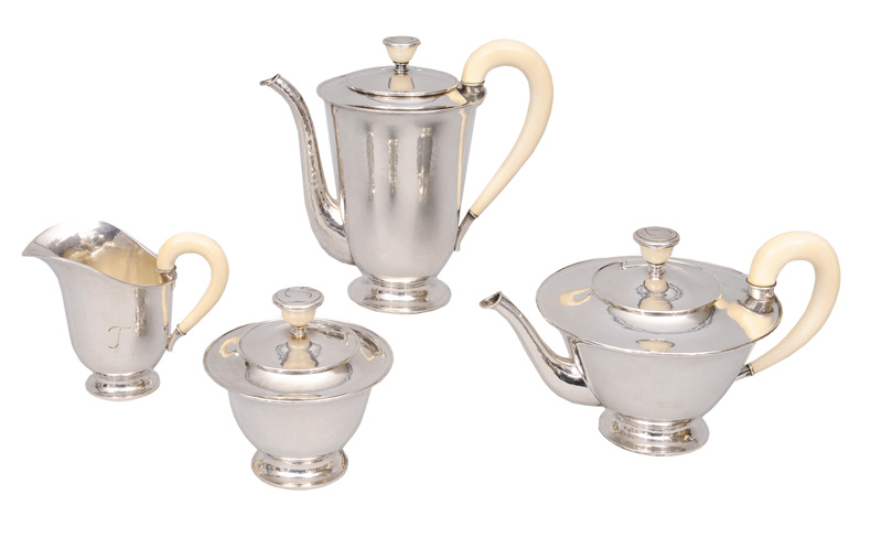 An important Art Deco coffee and tea service