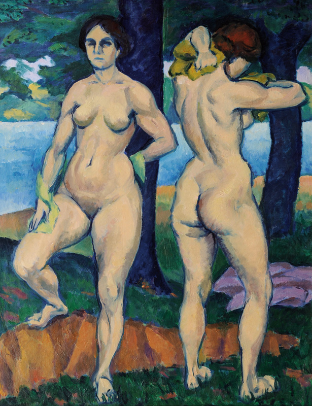 Two bathing Women