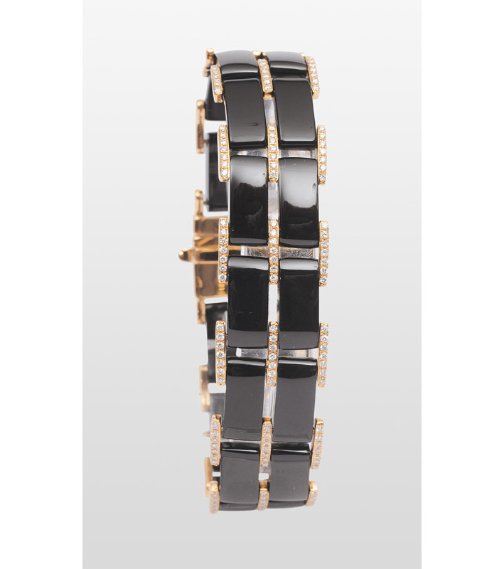 Onyx-Brillant-Armband