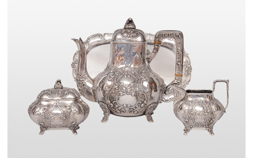 A coffee service in the style of Rococo