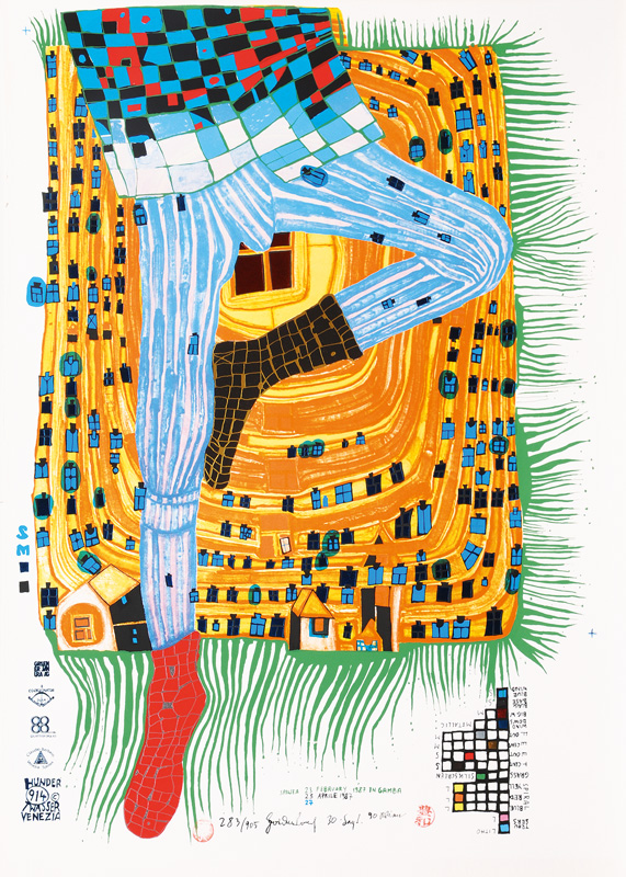 Friedensreich Hundertwasser - In Gamba In Gamba