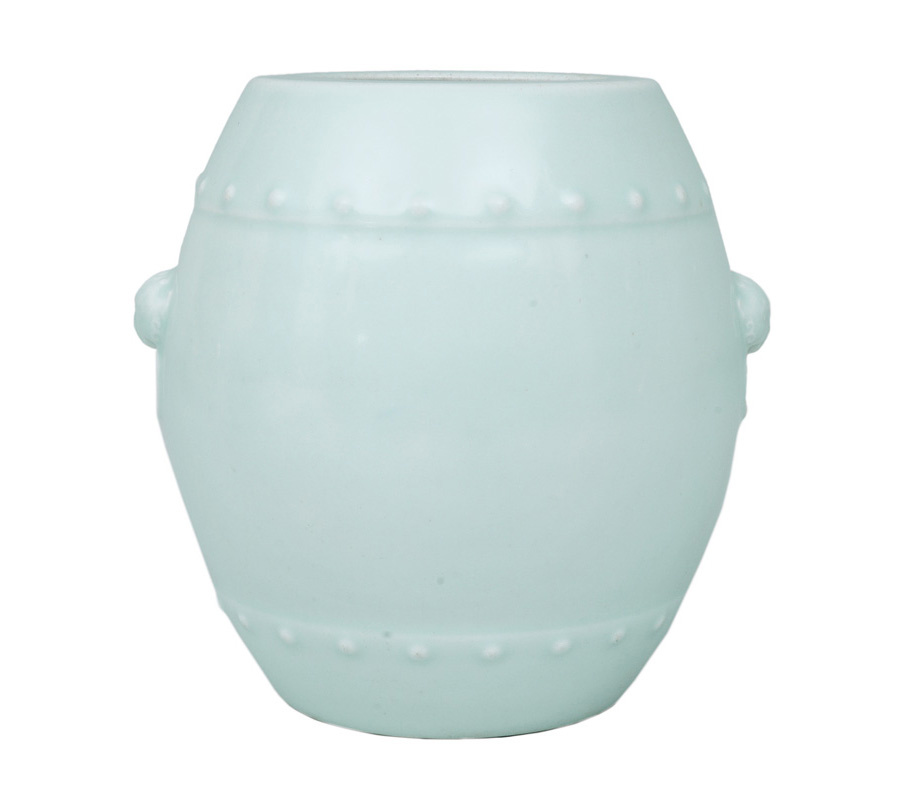 A drum vase with Ru-type glaze