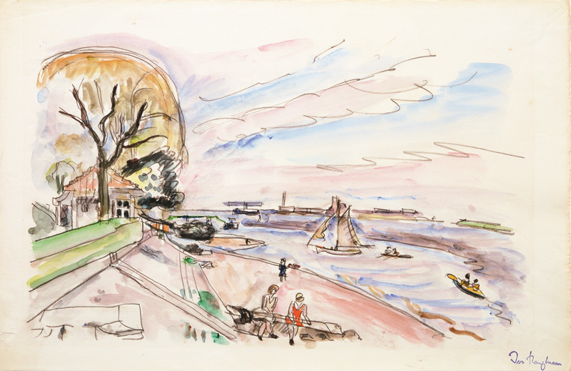 Ivo Hauptmann - By the Thames near Teufelsbrück By the Thames near Teufelsbrück