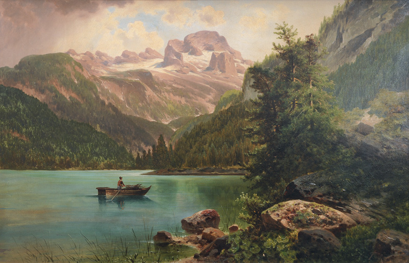 Anton Pick - Rower on a Lake Rower on a Lake