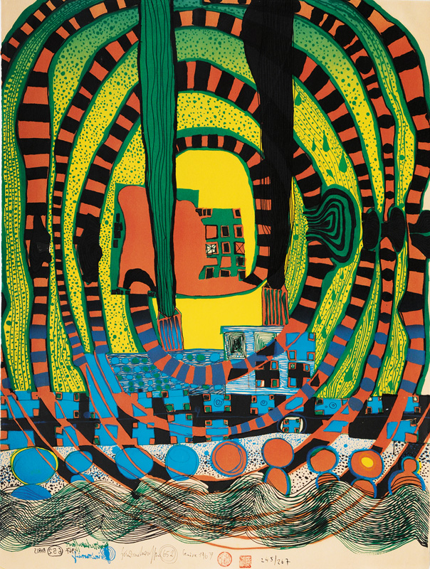 Friedensreich Hundertwasser - Seereise II - Reise zur See und mit der Bahn Seereise II - Reise zur See und mit der Bahn