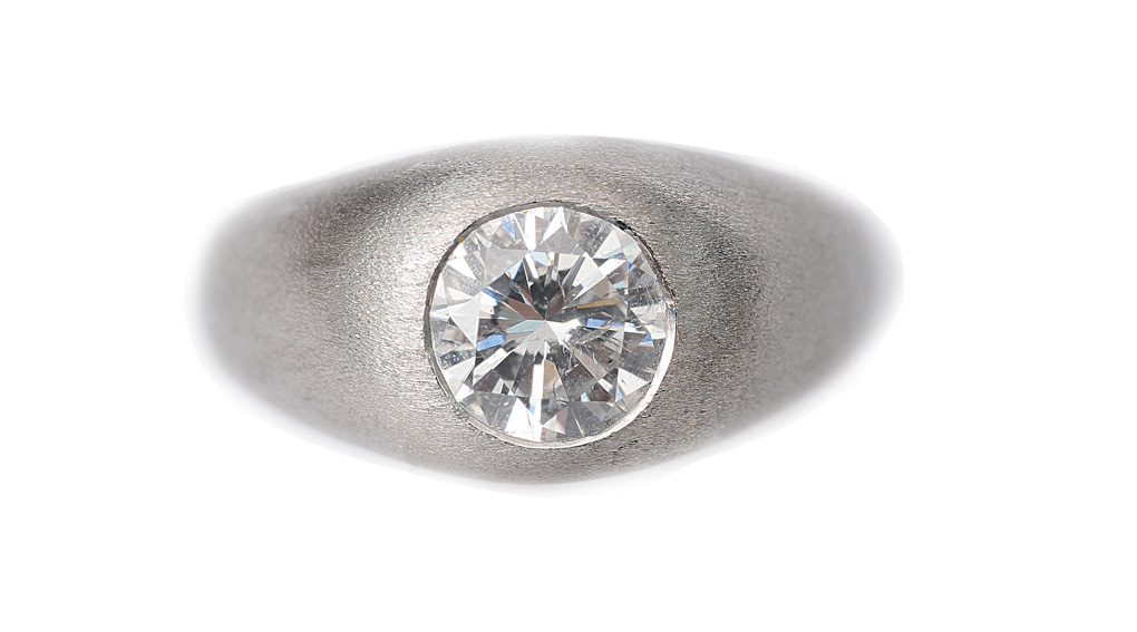 A single stone diamond ring