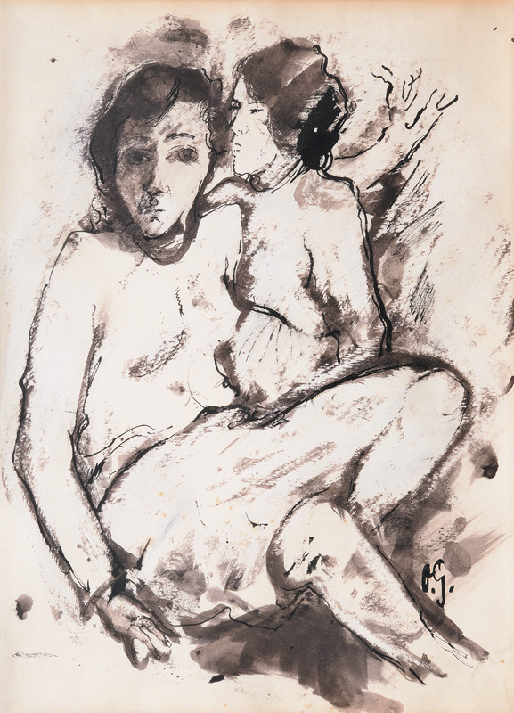 Oskar Gawell - Mutter und Kind Mutter und Kind