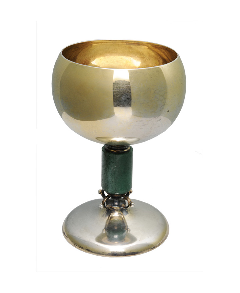 An Art Deco goblet
