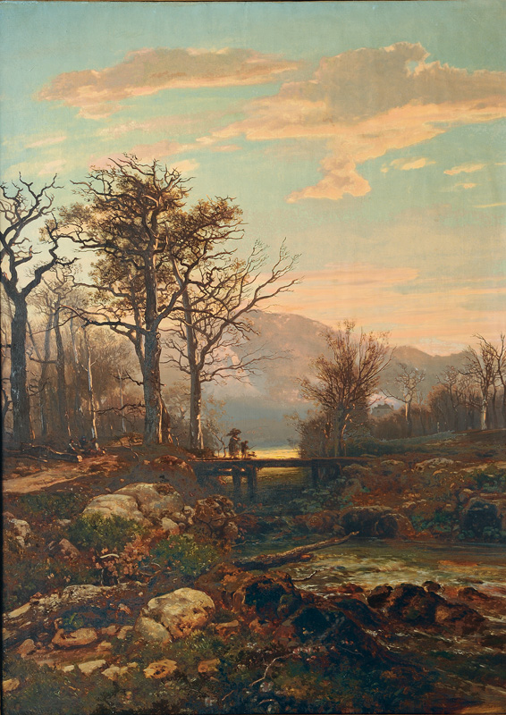Otto Reinhold Jacobi - Abendstimmung im Gebirge Abendstimmung im Gebirge