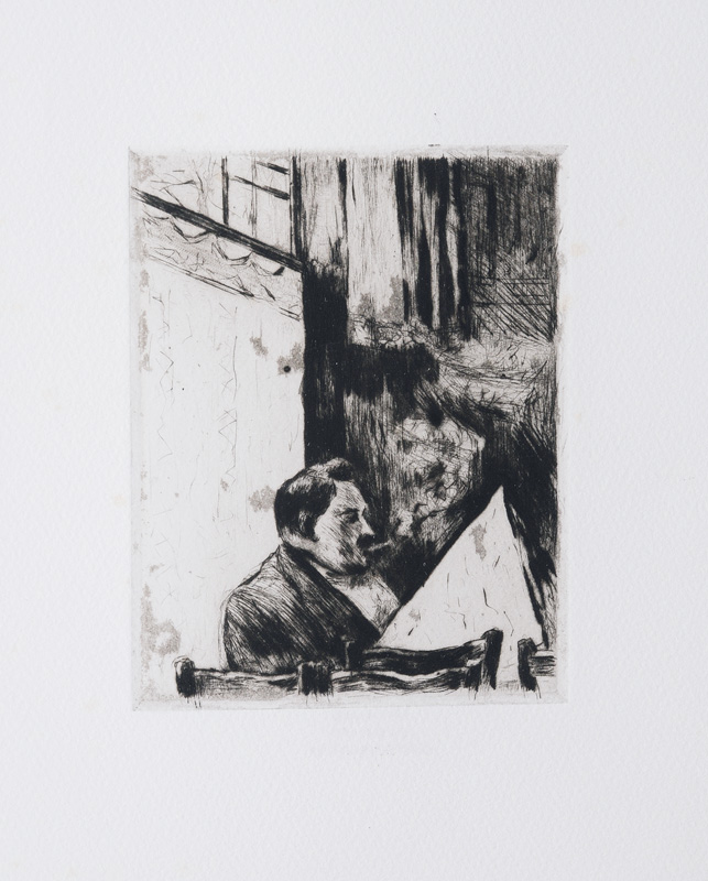 Lesser Ury - In the Café In the Café
