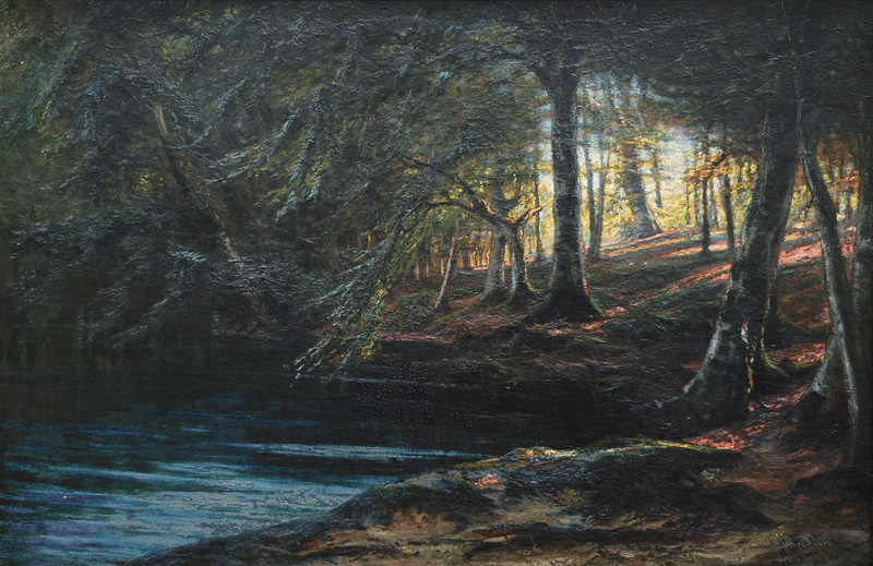 Hinrich Wrage - Im Wald bei Malente Im Wald bei Malente