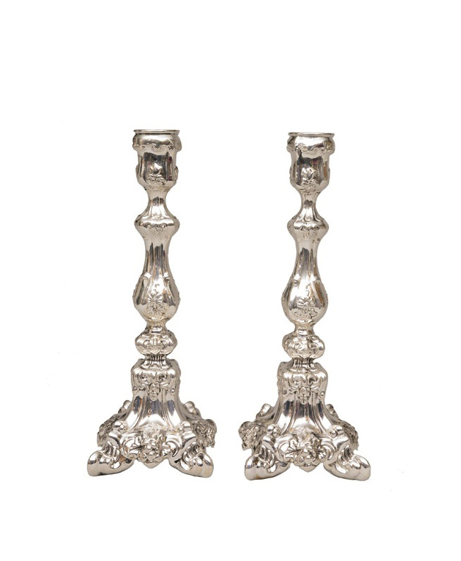 A pair of candlesticks in the style of Baroque