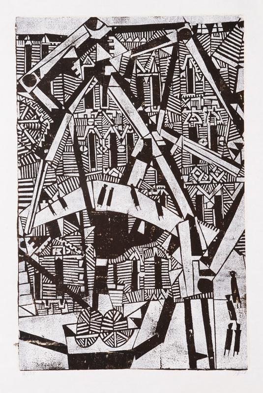 Horst Janssen - Speicherstadt Speicherstadt
