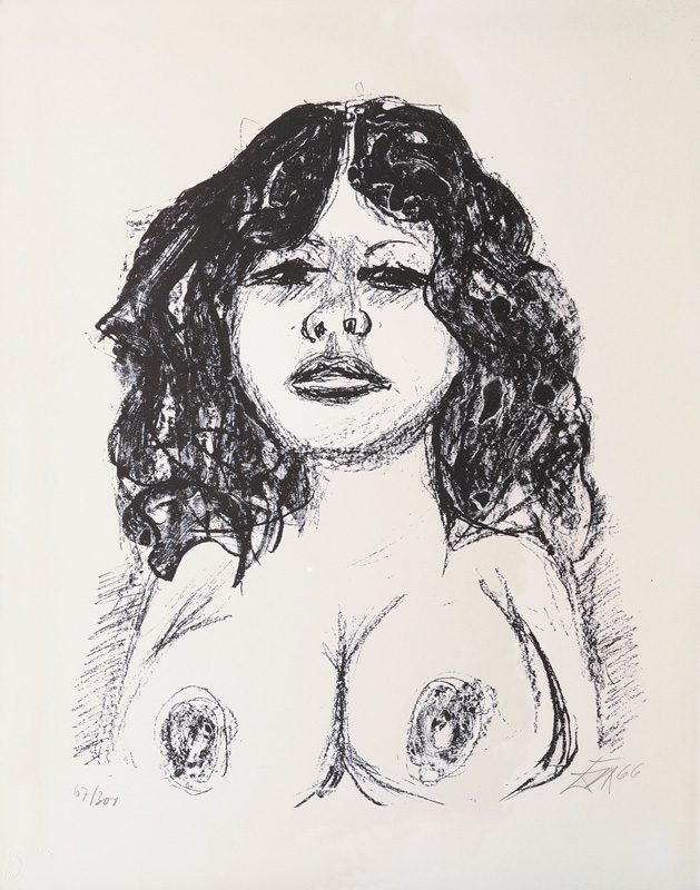 Otto Dix - Halbakt von vorn Halbakt von vorn