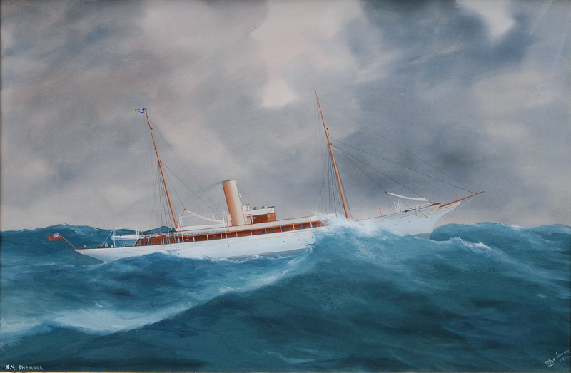 Antonio de Simone - The Steam Yacht Shemara The Steam Yacht Shemara