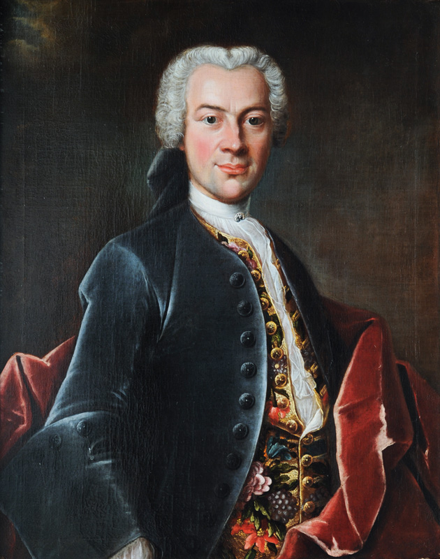 Portrait des Sächsischen Hofsekretärs Friedrich Philipp Lingke