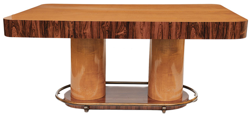 An Art Deco dinning table
