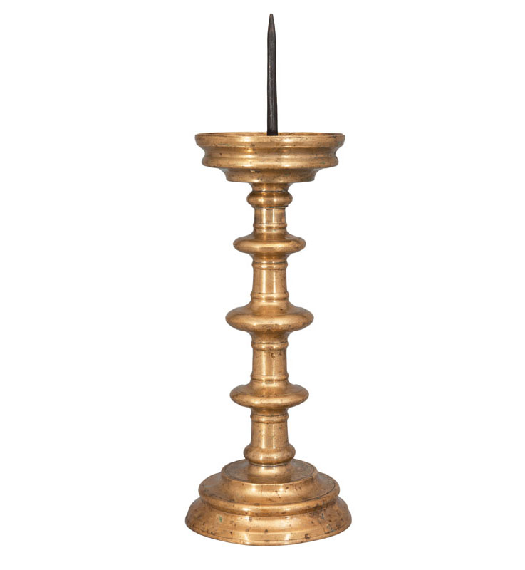 A large Baroque candle holder