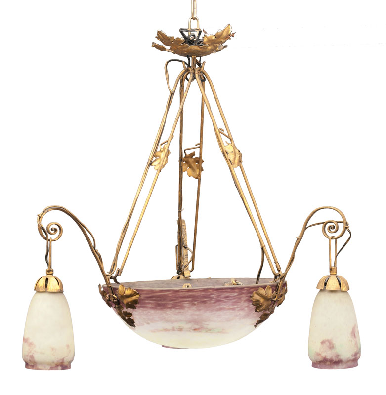 André Delatte - Jugendstil-Hängelampe Jugendstil-Hängelampe