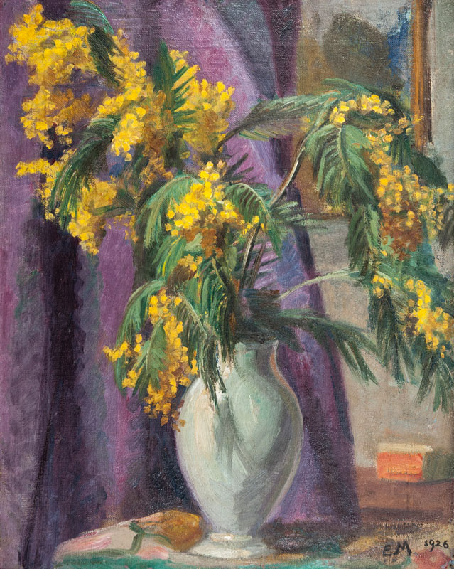 Mimosen in einer Vase