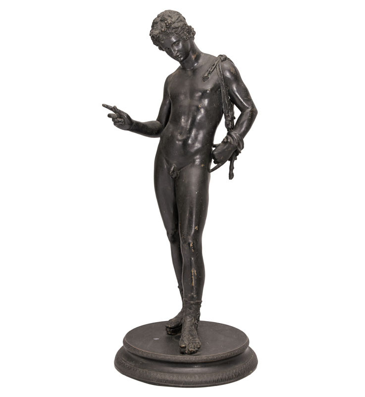 Klassische Bronze-Figur 'Dionysos'