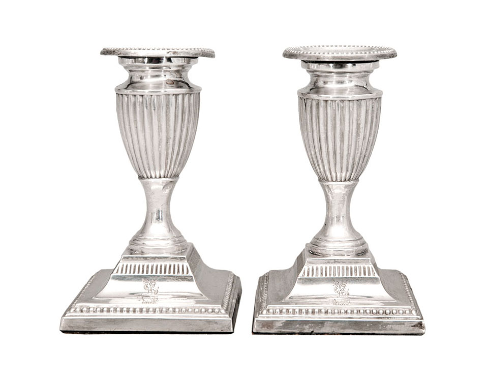 James Deakin & Sons Paar Victorianischer Leuchter