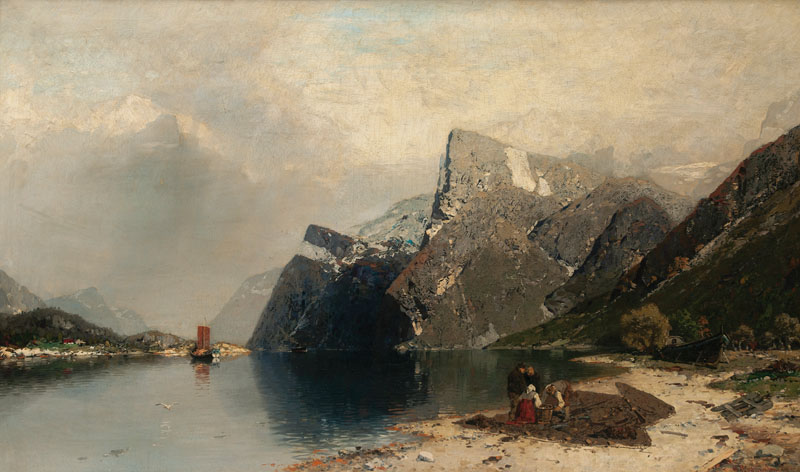 Fishermen in a Fjord