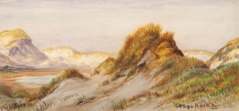 Hugo Köcke - Dunes on Sylt Dunes on Sylt