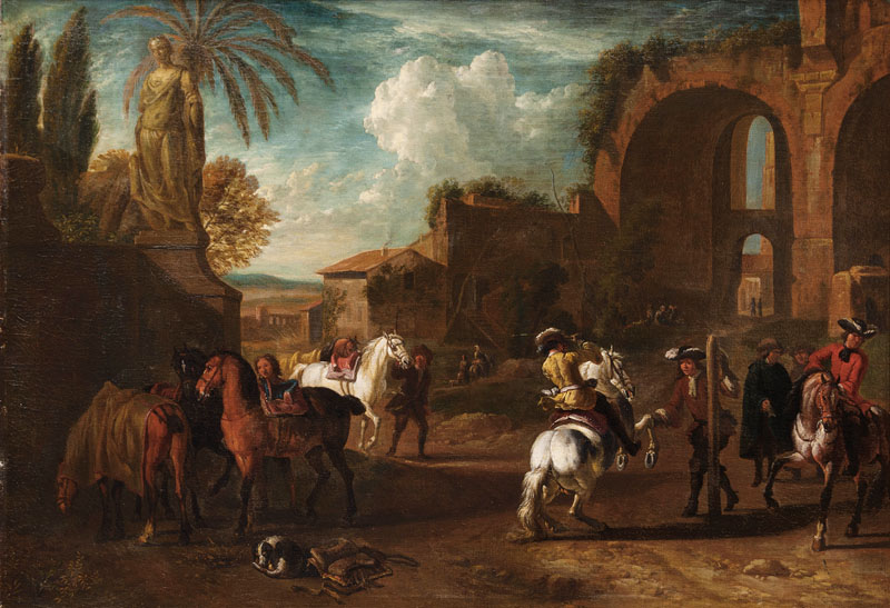 Pieter van Bloemen, gen. Stendardo - Resting Horseman Resting Horseman