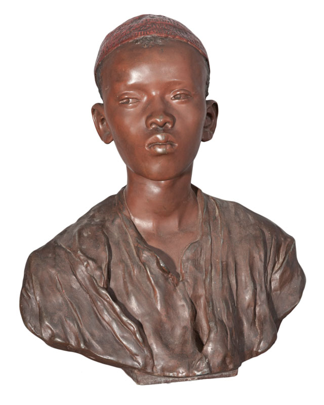 A bust of a young Orientalist