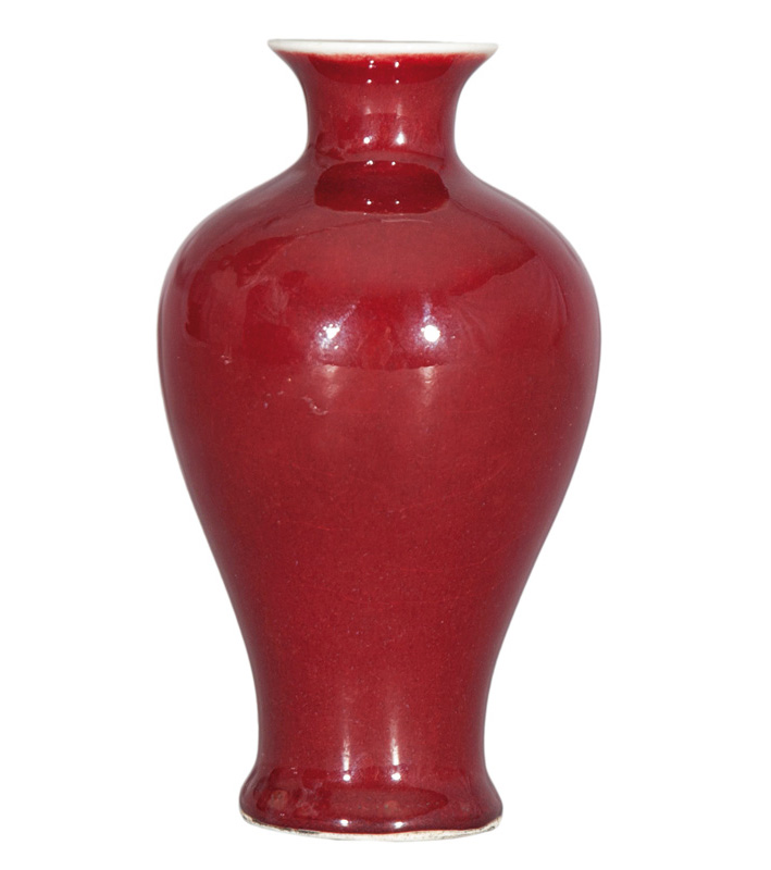 A 'Sang-de-Boeuf' baluster vase