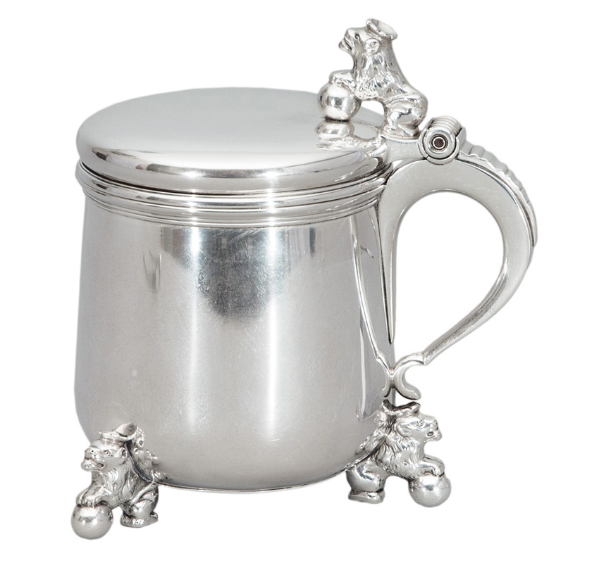 A swedish tankard in the style of baroque
