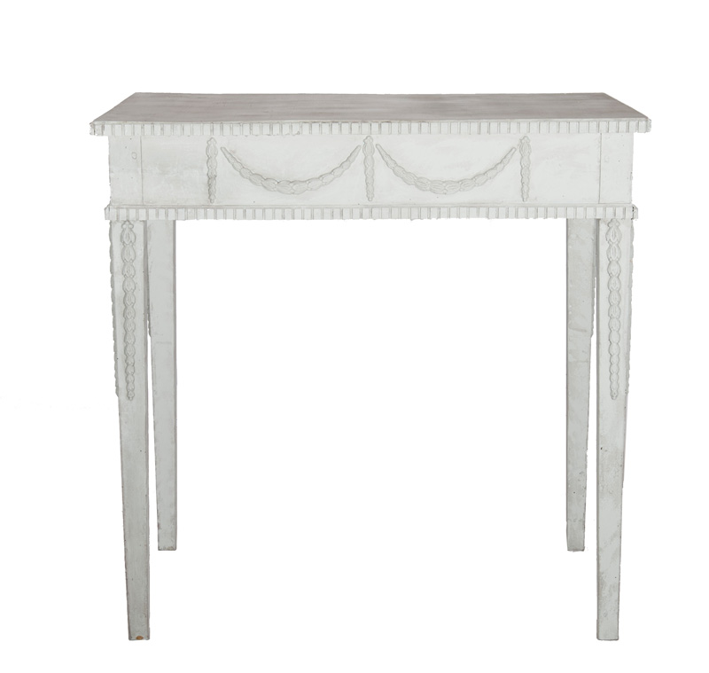 A Gustavian coloured console table