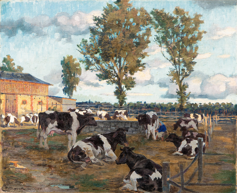 Milking Cows in Mecklenburg