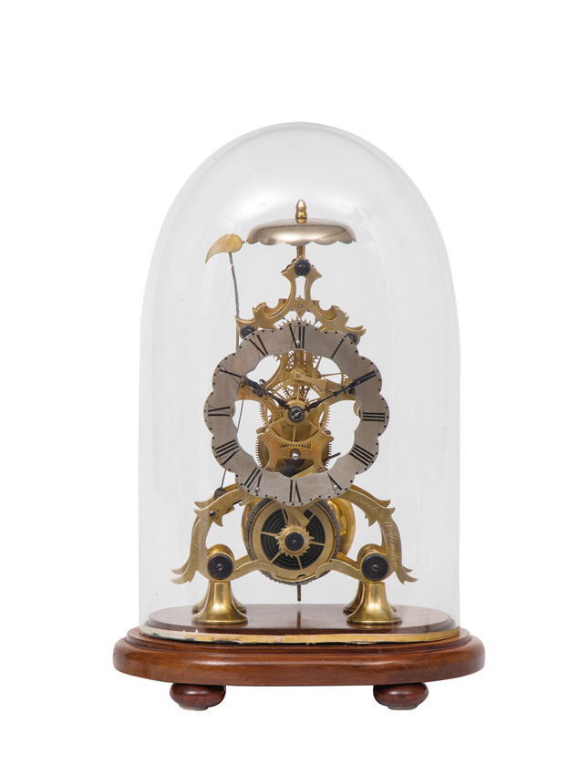 An english skeleton clock