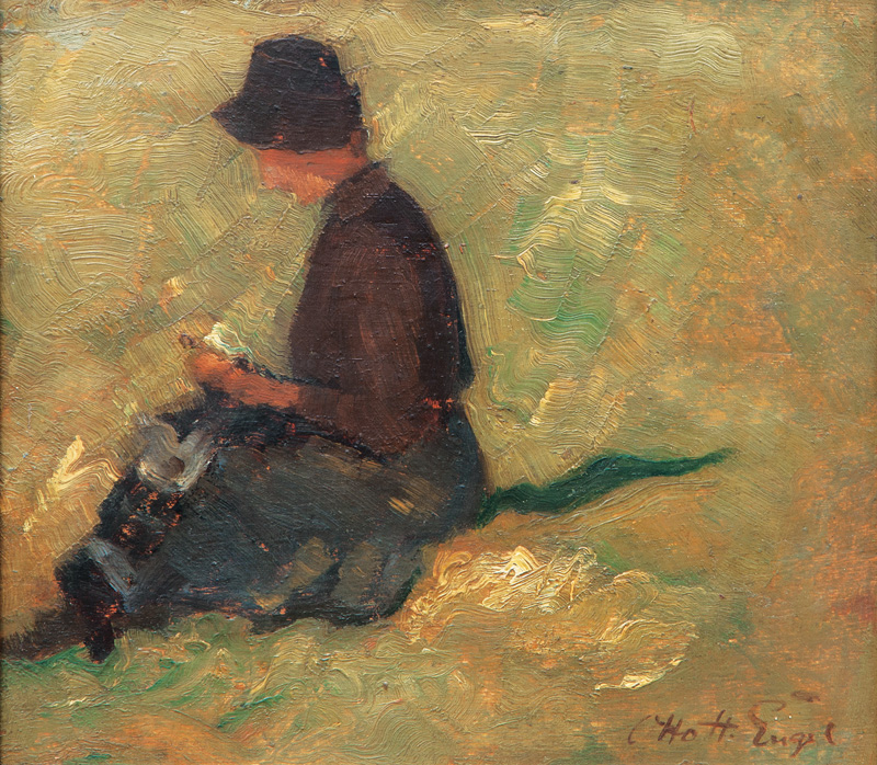 Woman on a Meadow