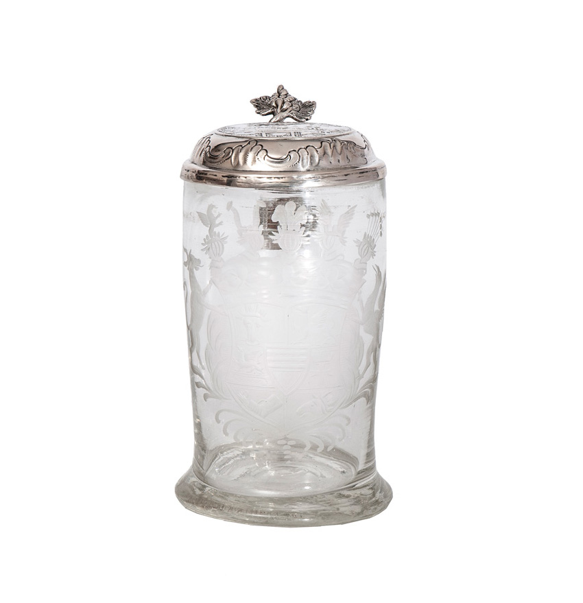 - A Halberstädter tankard with silver coin of the master Lippold Wefer A Halberstädter tankard with silver coin of the master Lippold Wefer