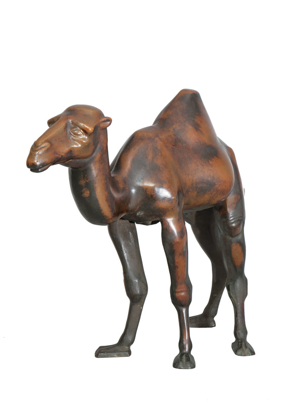 Große Bronze-Figur 'Dromedar'